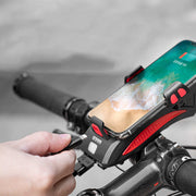 Mobile Phone Holder Strong Light Flashlight Road Cycling Accessories