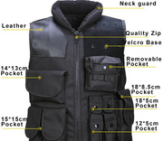 Tactical Vest Black Mens Military Hunting Vest