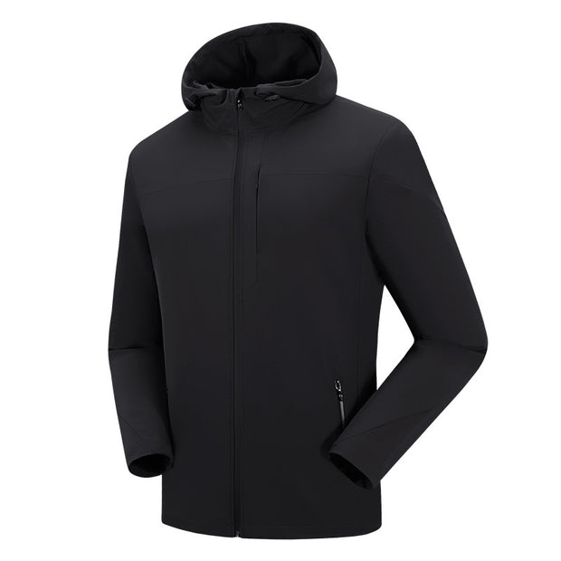 single layer elastic mountaineering jackets, waterproof, windproof, breathable