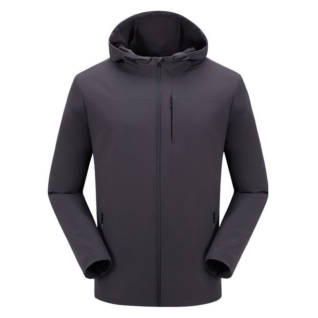 single layer elastic mountaineering jackets, waterproof, windproof, breathable