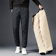 Zip Pocket Large Size Windproof Warm Jogging Pants