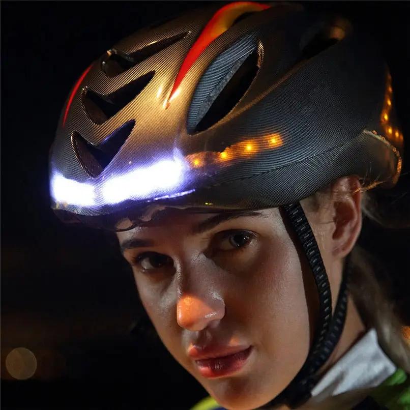 helmet led bicycle