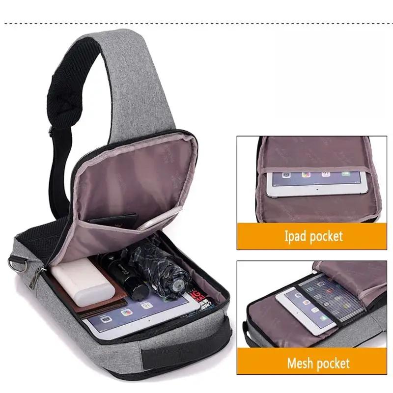 USB Anti theft charging bag