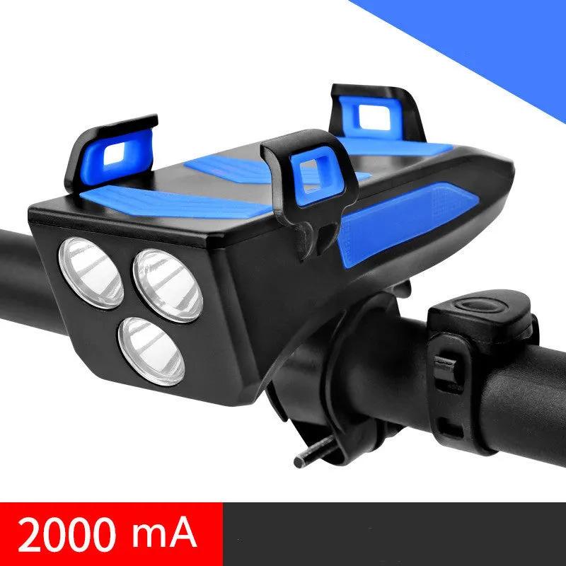 Multifunctional bicycle headlight