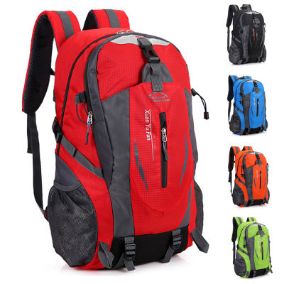 Outdoor mountaineering bag men and women riding backpack Korean sports bag leisure travel backpack