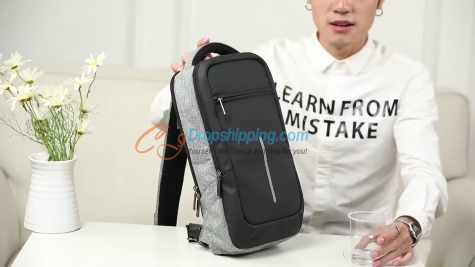 Anti-theft USB Charging Chest Bag